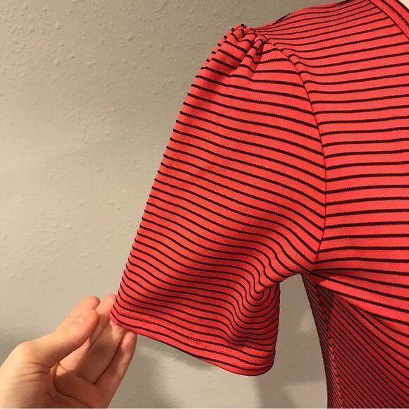 LuLaRoe striped short sleeve Amelia dress - Picture 5 of 12